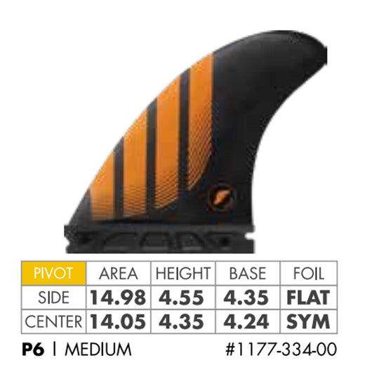 FUTURES Thruster Fin Set P6 Alpha