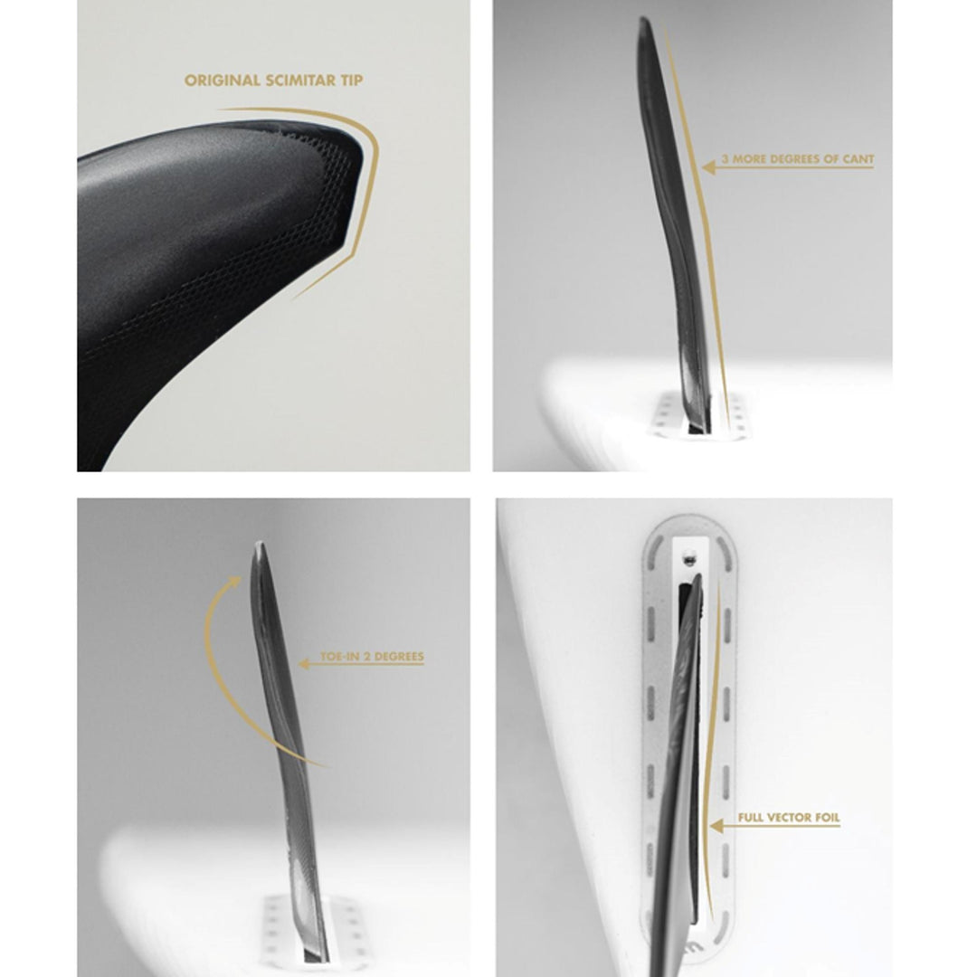 FUTURES Thruster Fin Set VECTOR 3/2 Alpha