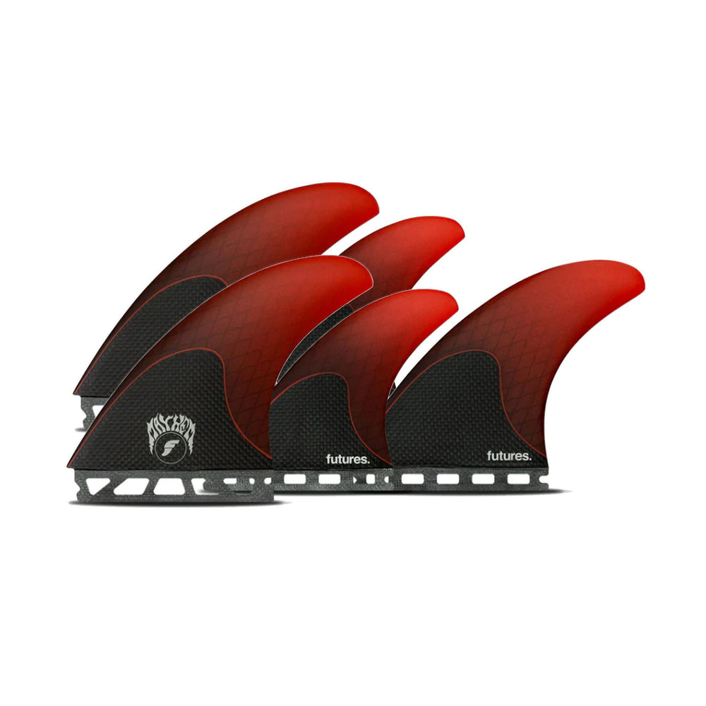 FUTURES Quad Thruster 5 Fin Set Mayhem 3.0