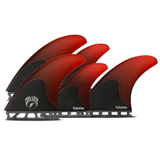 FUTURES Quad Thruster 5 Fin Set Mayhem 3.0 Honey