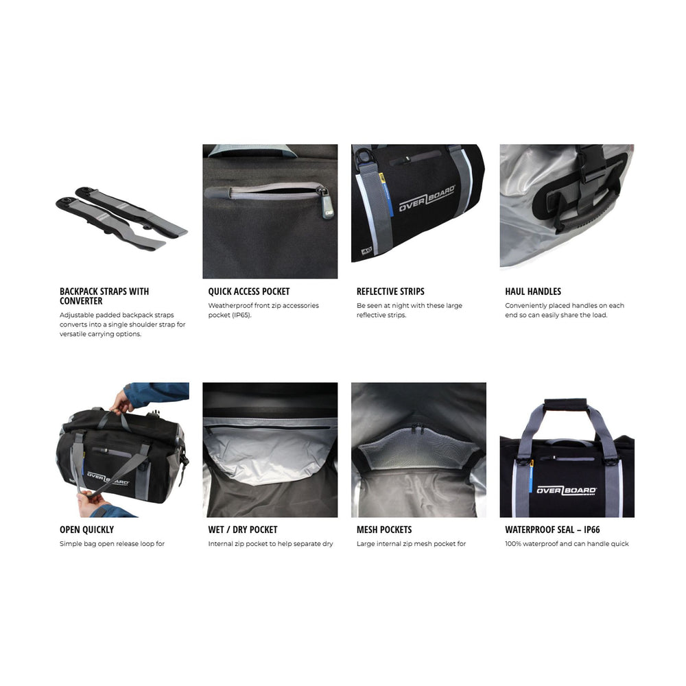 OverBoard wasserdichte Duffel Bag 90 Black
