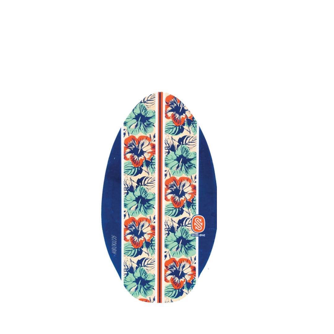 Skimboard SkimOne 35Inch 90cm Holz Hibiskus Blau