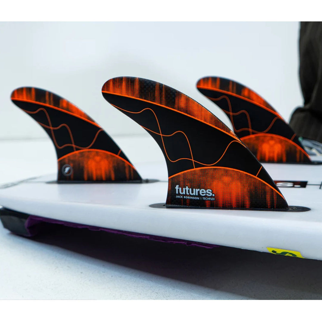 FUTURES Thruster Fin Set Jack Robinson Techflex