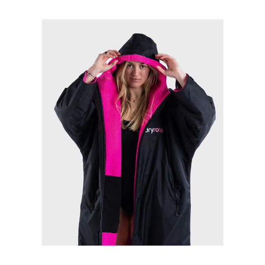 DRYROBE Advance Long Sleeve Schwarz Pink Adult