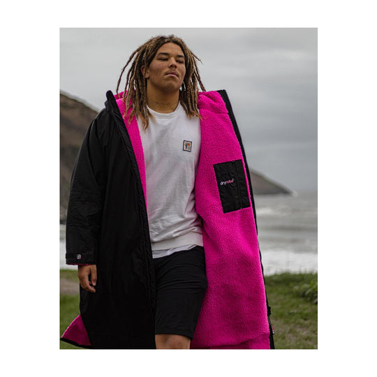 DRYROBE Advance Long Sleeve Schwarz Pink Adult