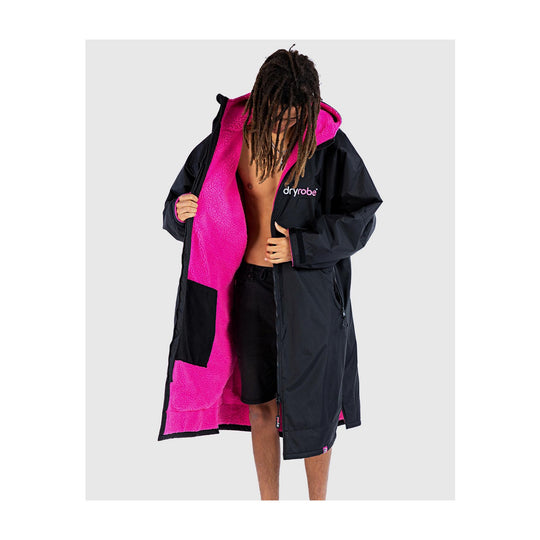 DRYROBE Advance Long Sleeve Schwarz Pink Adult