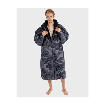 DRYROBE Advance Long Sleeve Schwarz Camo Adult