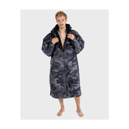 DRYROBE Advance Long Sleeve Schwarz Camo Adult