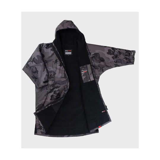 DRYROBE Advance Long Sleeve Schwarz Camo Adult
