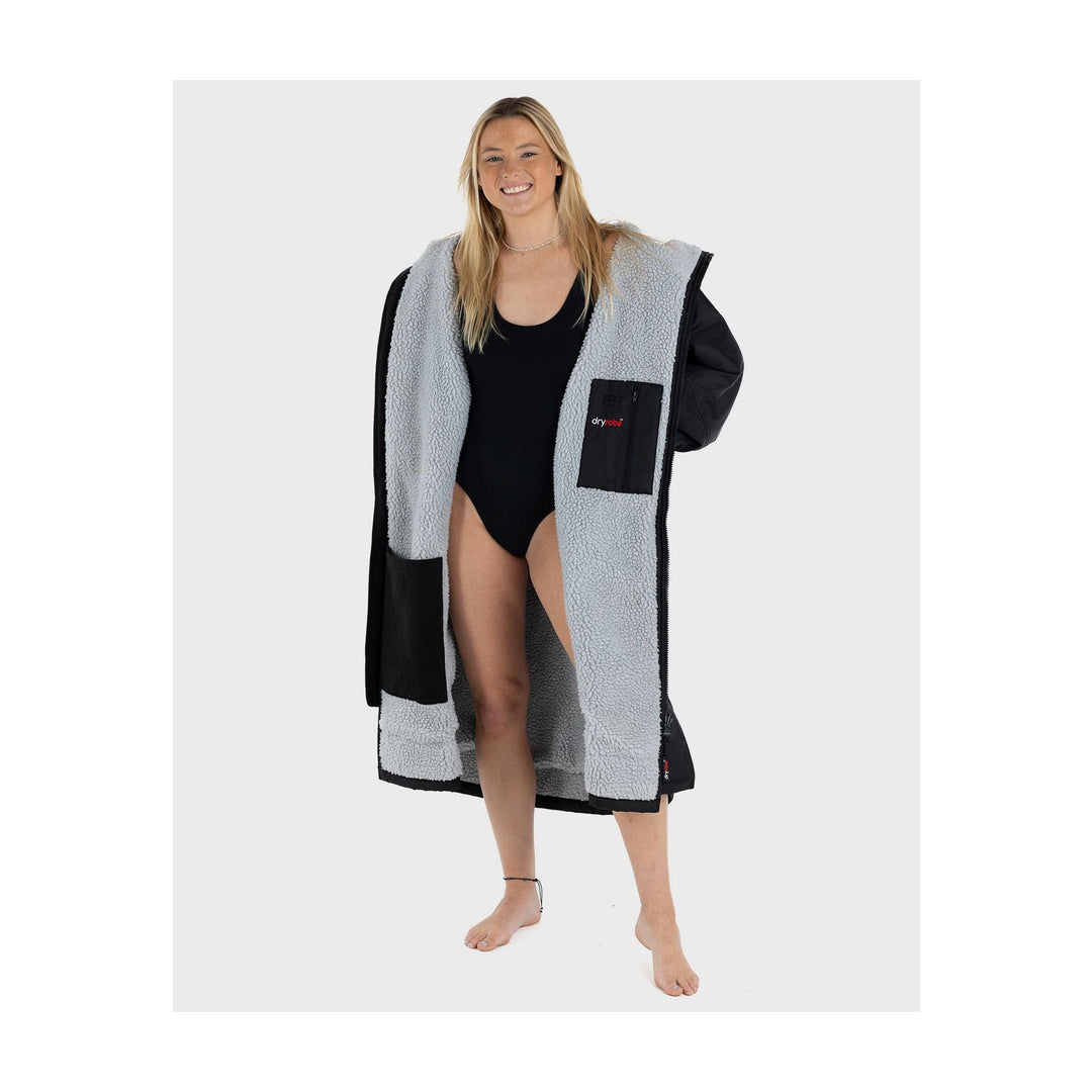 DRYROBE Advance Long Sleeve Schwarz Grau Adult