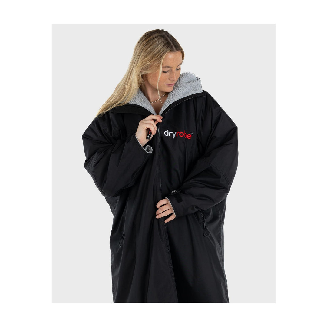 DRYROBE Advance Long Sleeve Schwarz Grau Adult