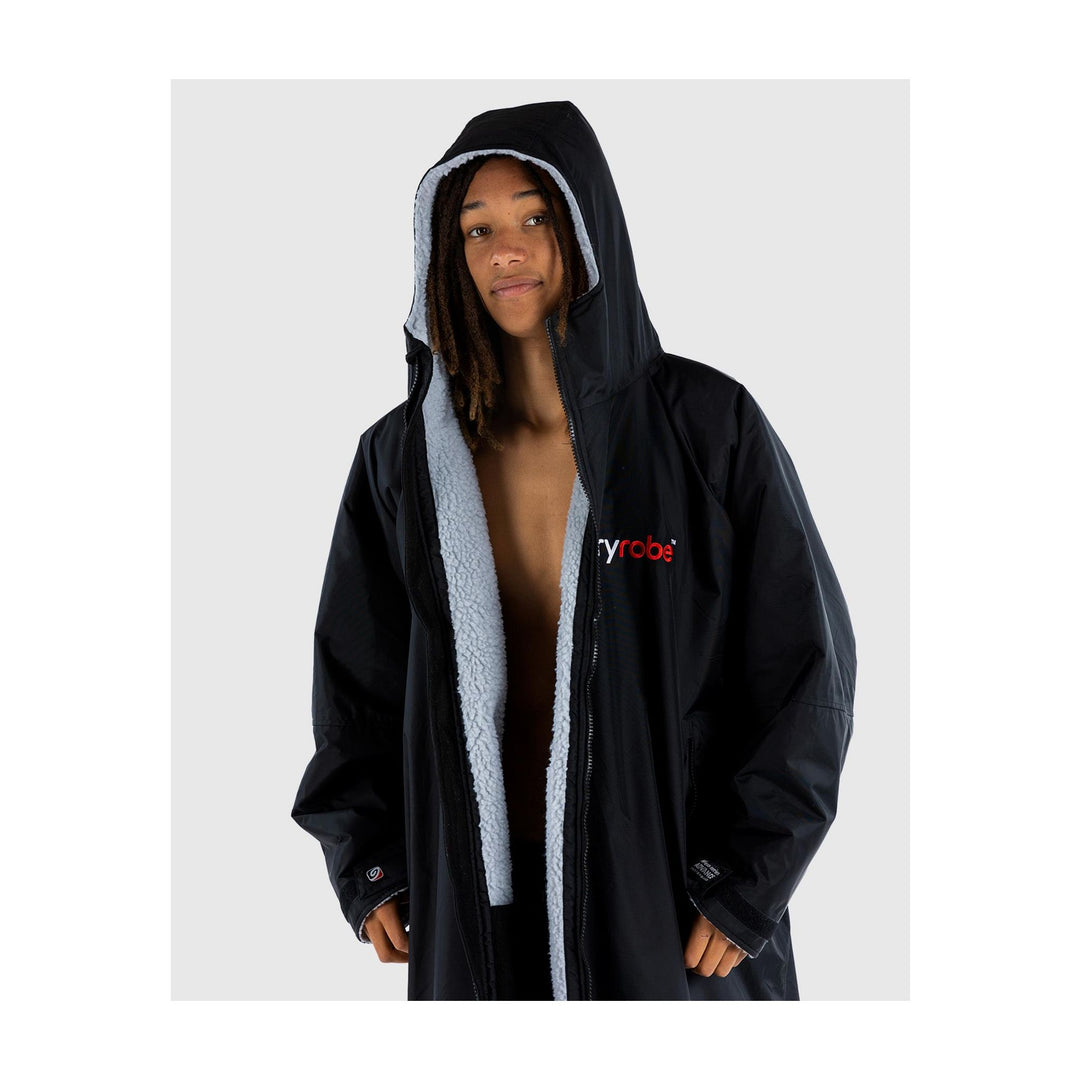 DRYROBE Advance Long Sleeve Schwarz Grau Adult