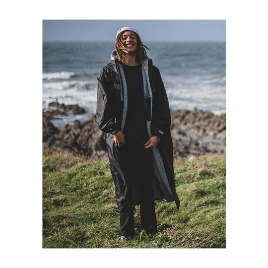 DRYROBE Advance Long Sleeve Schwarz Grau Adult