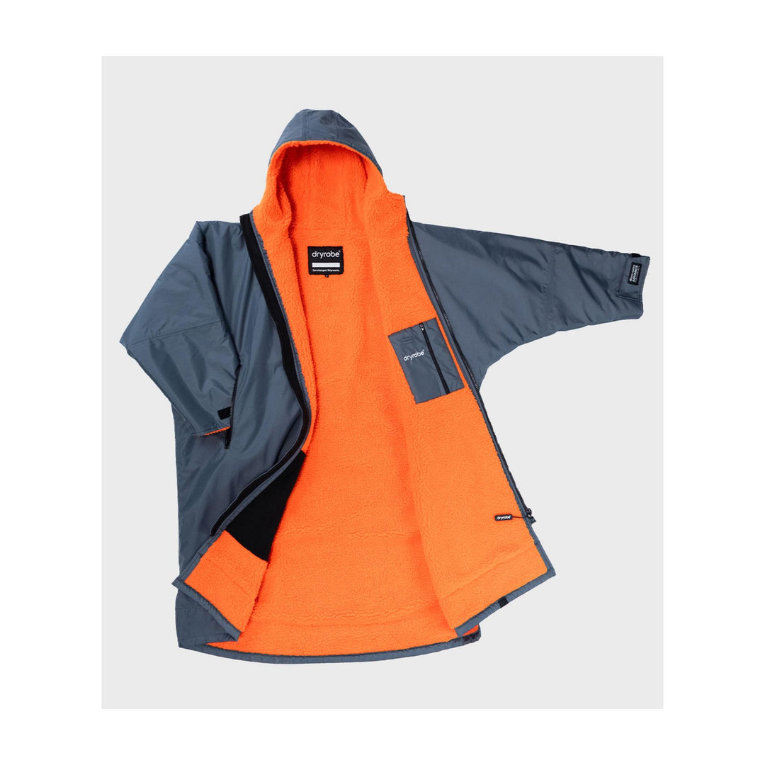 DRYROBE Advance Long Sleeve Dunkelgrau Orange Adult