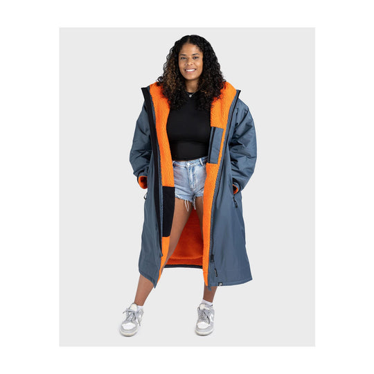 DRYROBE Advance Long Sleeve Dunkelgrau Orange Adult