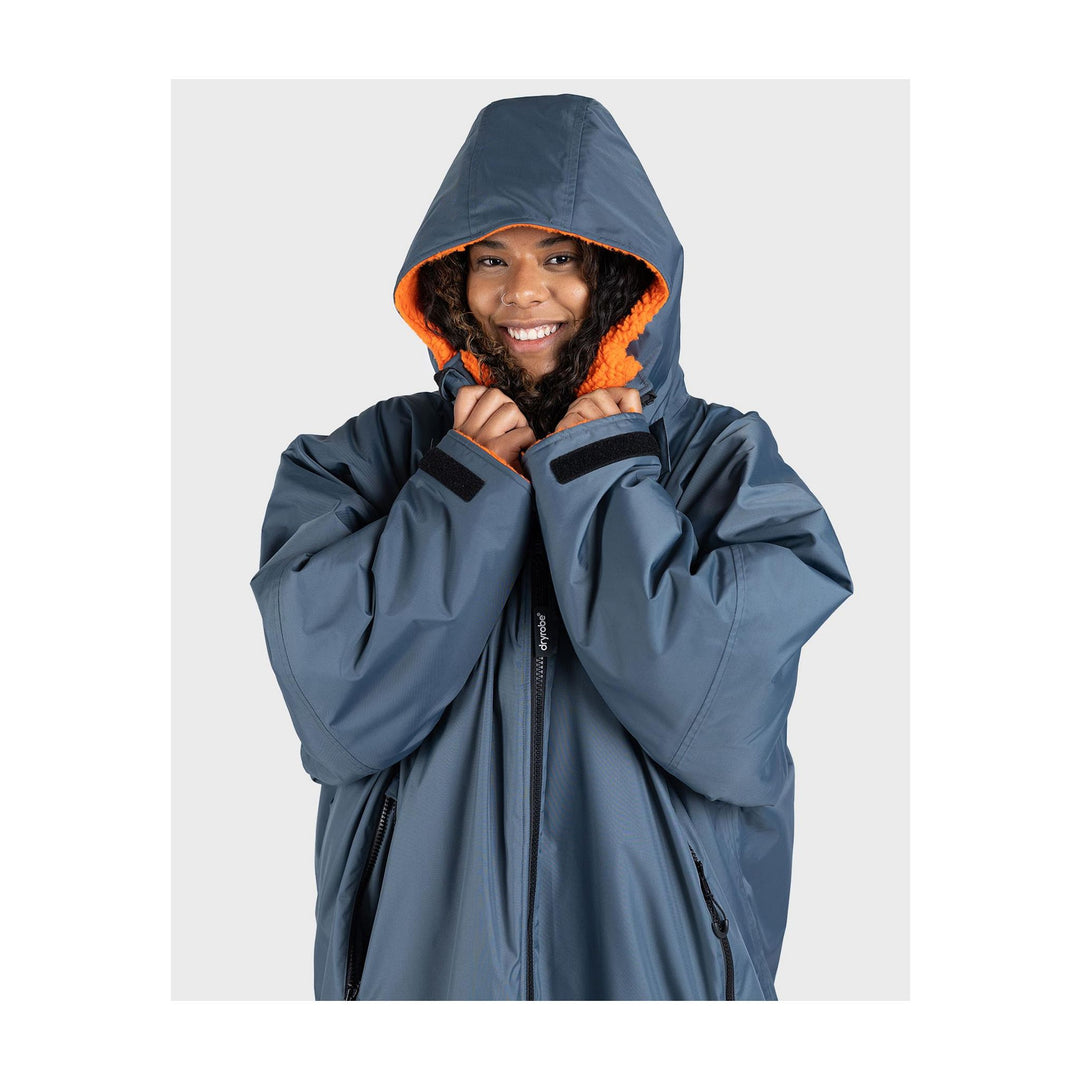 DRYROBE Advance Long Sleeve Dunkelgrau Orange Adult