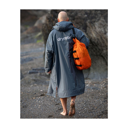 DRYROBE Advance Long Sleeve Dunkelgrau Orange Adult