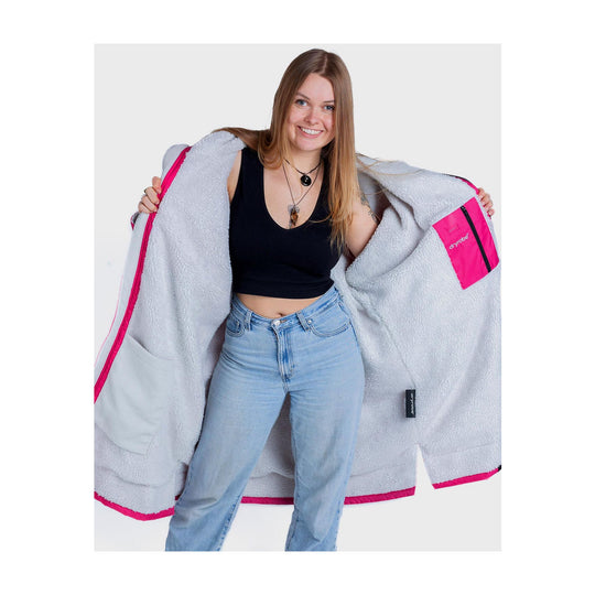 DRYROBE Advance Long Sleeve Pink Hellgrau Adult