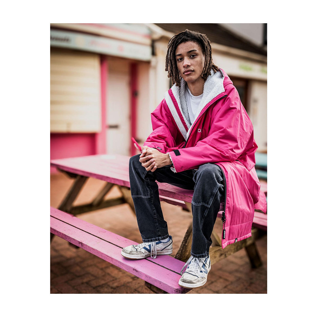 DRYROBE Advance Long Sleeve Pink Hellgrau Adult
