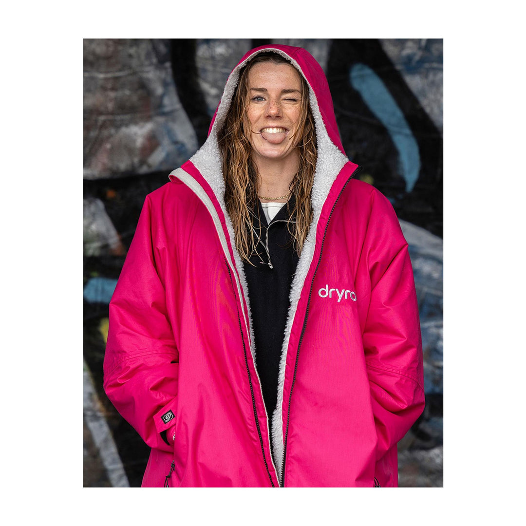 DRYROBE Advance Long Sleeve Pink Hellgrau Adult