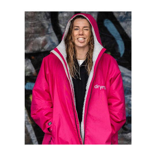 DRYROBE Advance Long Sleeve Pink Hellgrau Adult