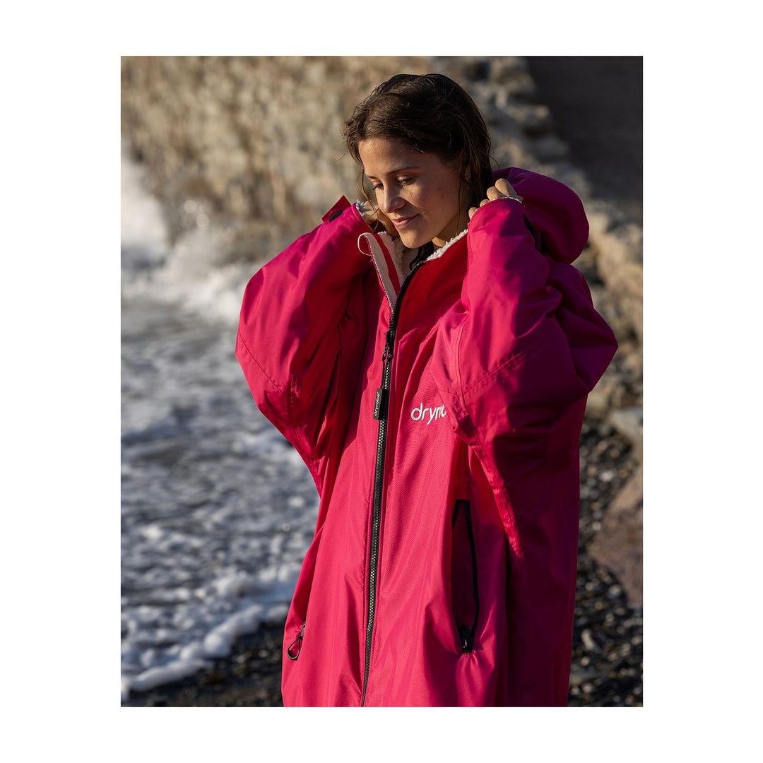 DRYROBE Advance Long Sleeve Pink Hellgrau Adult