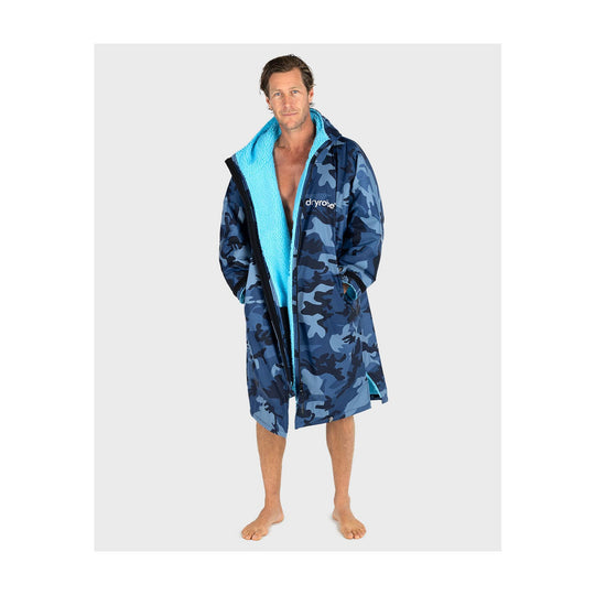 DRYROBE Advance Long Sleeve Blau Camo Blau Adult