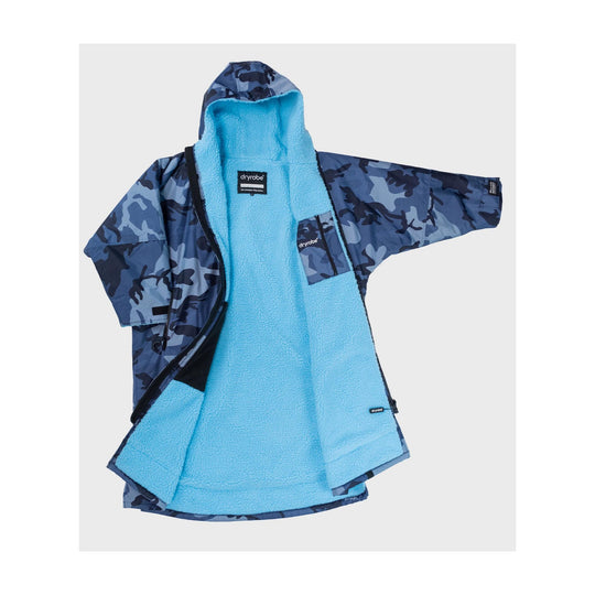 DRYROBE Advance Long Sleeve Blau Camo Blau Adult
