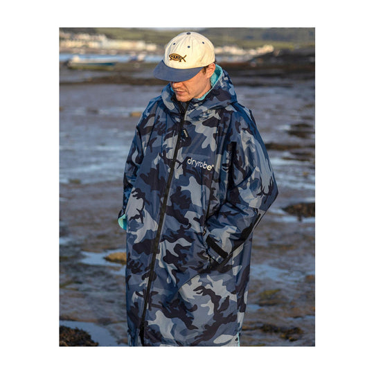 DRYROBE Advance Long Sleeve Blau Camo Blau Adult