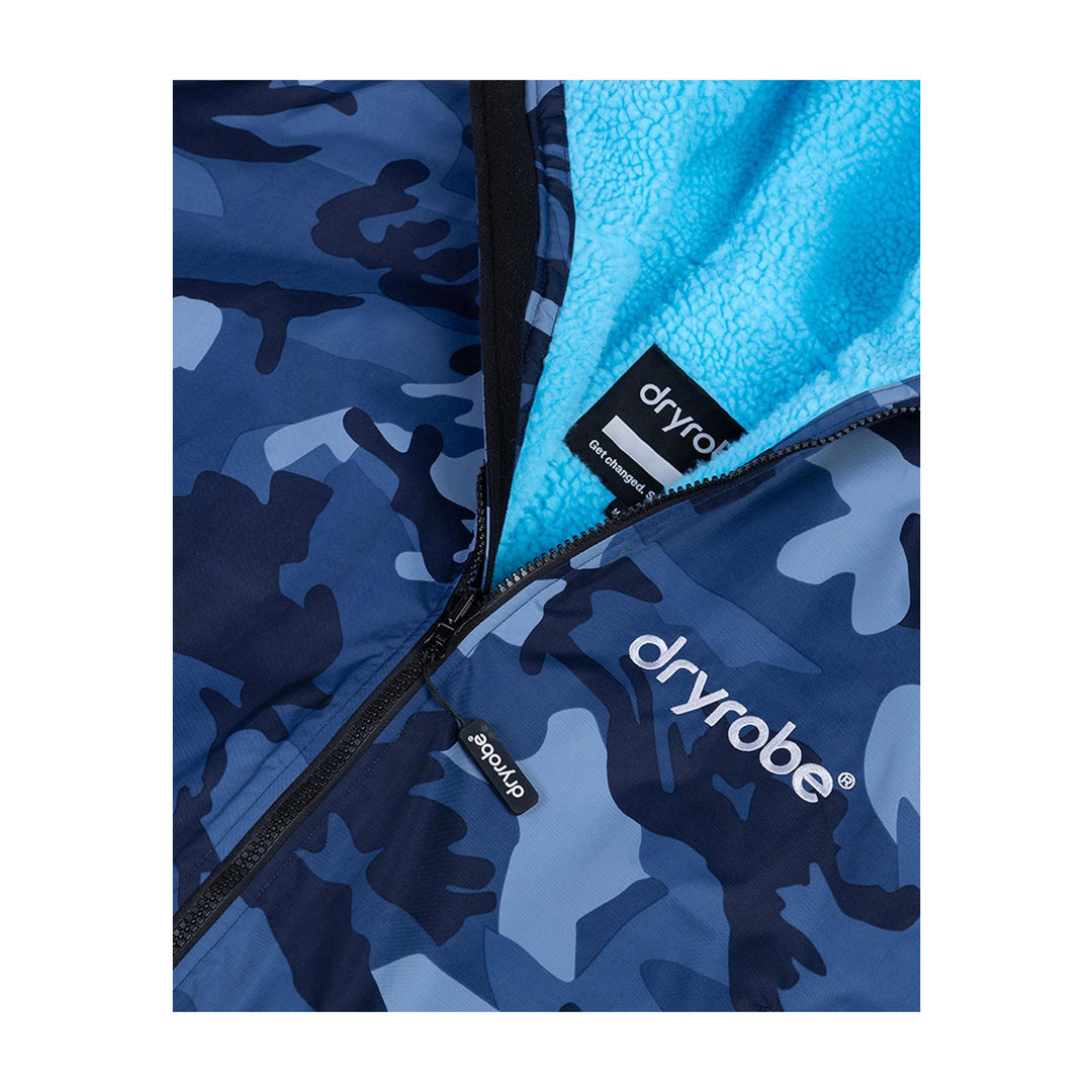 DRYROBE Advance Long Sleeve Blau Camo Blau Adult