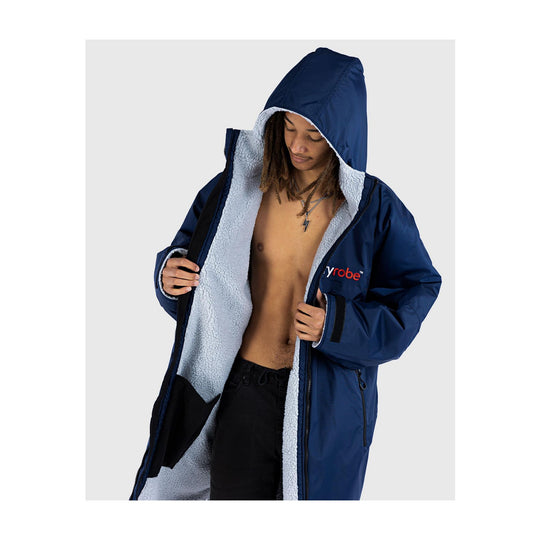 DRYROBE Advance Long Sleeve Navy Grau Adult