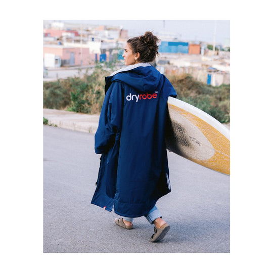 DRYROBE Advance Long Sleeve Navy Grau Adult