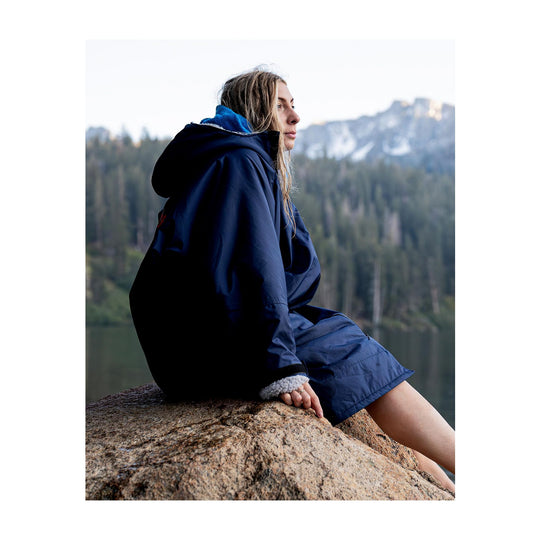 DRYROBE Advance Long Sleeve Navy Grau Adult