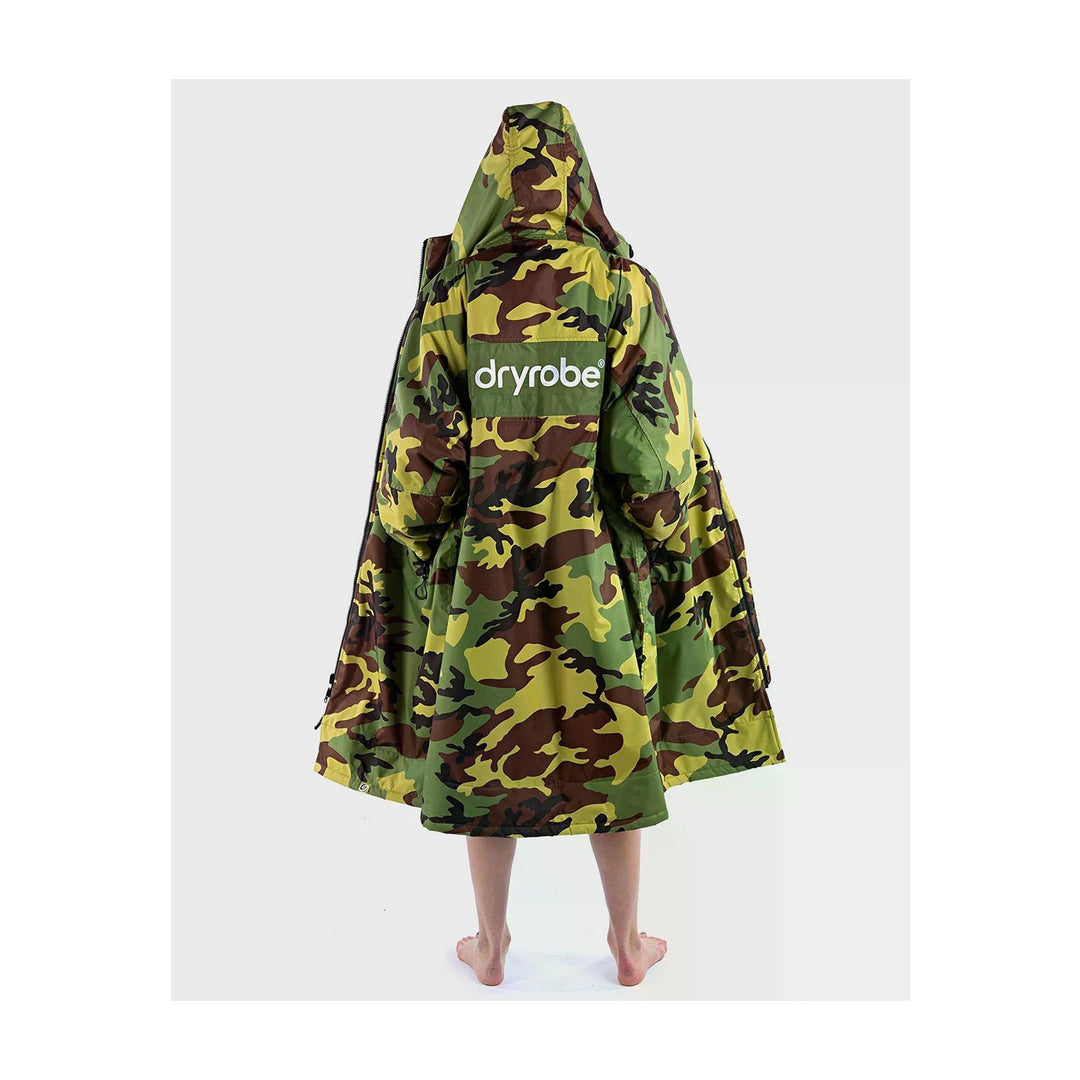 DRYROBE Advance Long Sleeve Grün Camo Grau Adult