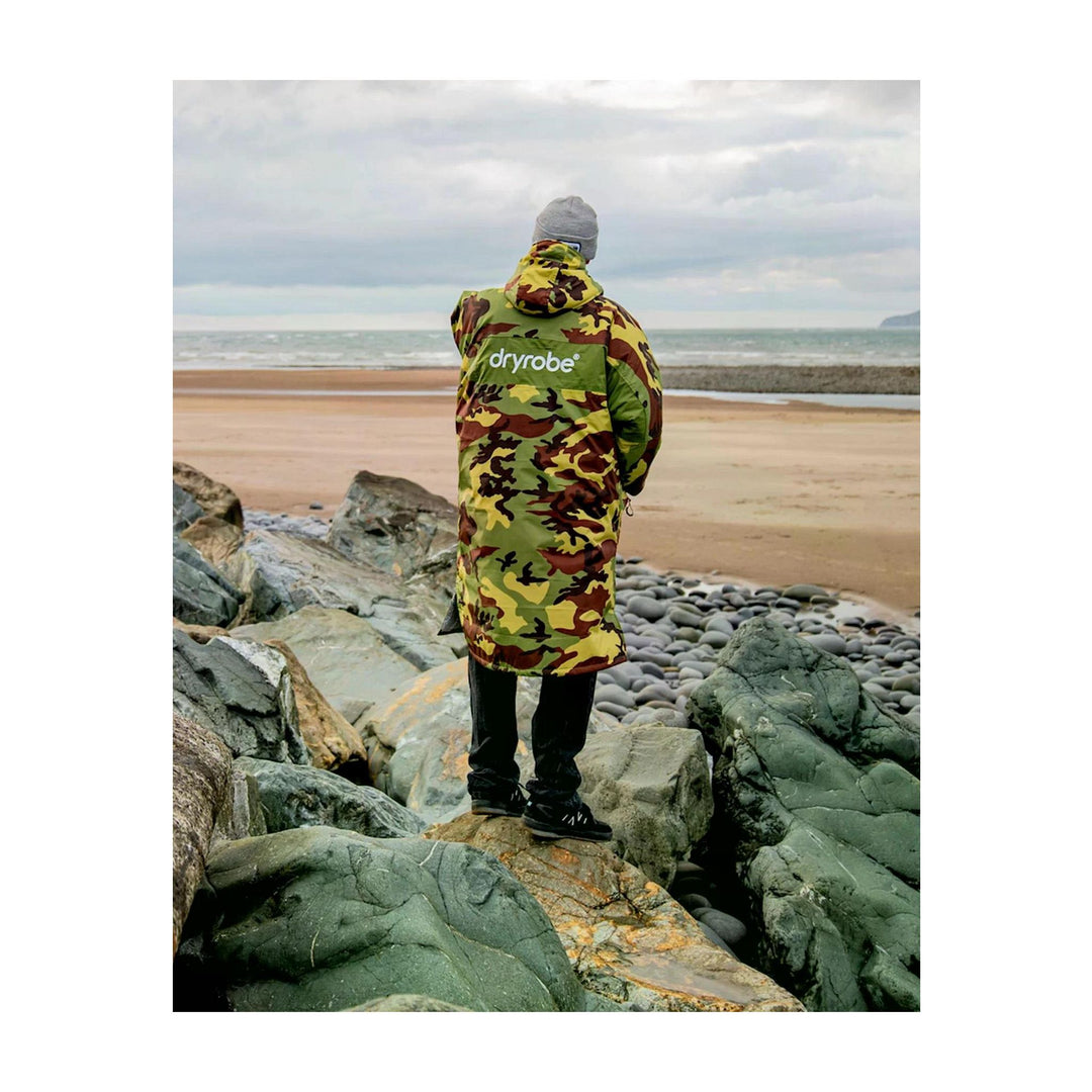 DRYROBE Advance Long Sleeve Grün Camo Grau Adult