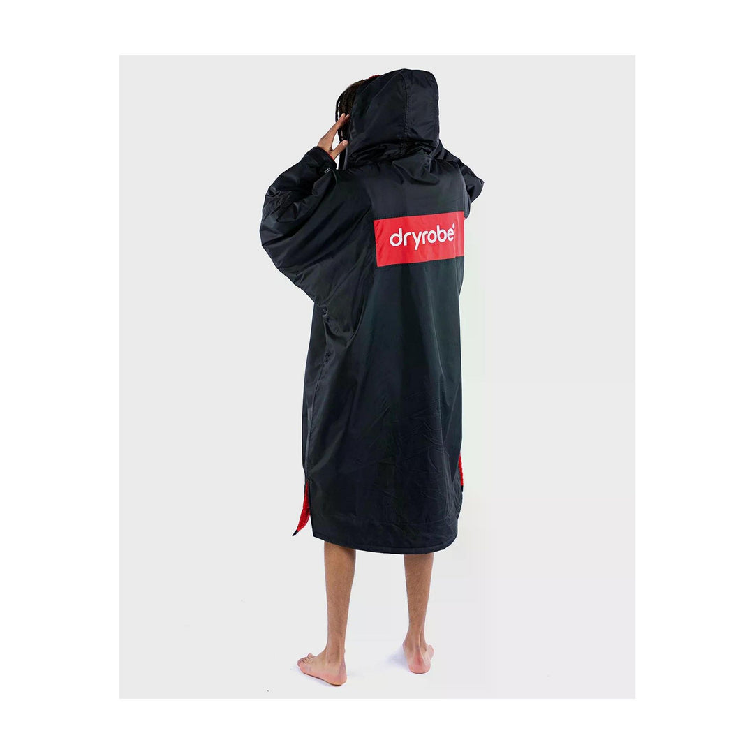 DRYROBE Advance Long Sleeve Schwarz Rot Adult