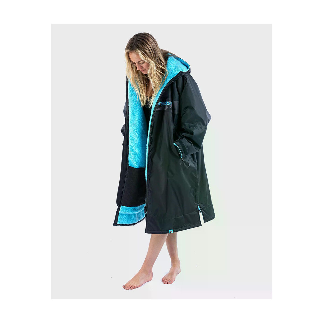 DRYROBE Advance Long Sleeve Schwarz Blau Camo Adult