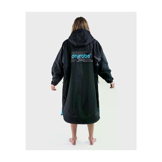 DRYROBE Advance Long Sleeve Schwarz Blau Camo Adult