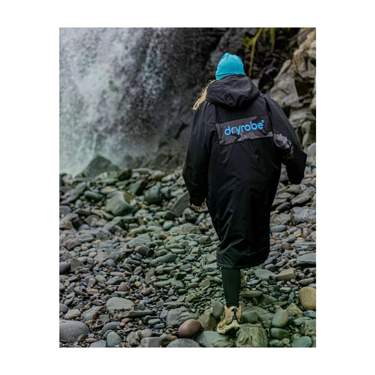 DRYROBE Advance Long Sleeve Schwarz Blau Camo Adult