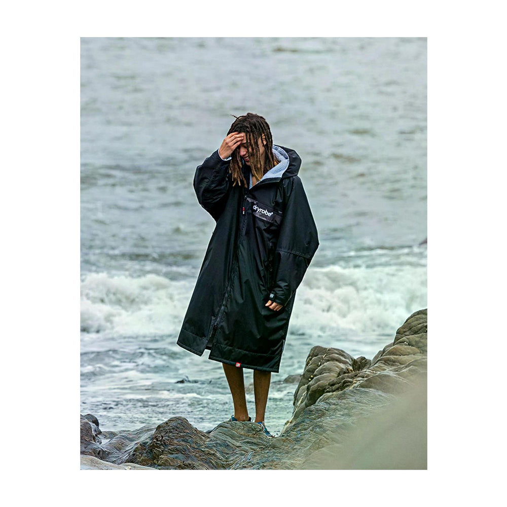 DRYROBE Advance Long Sleeve Schwarz Grau Camo Adult