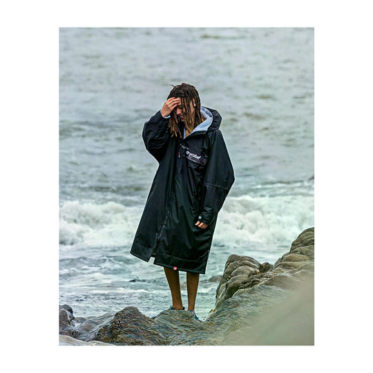 DRYROBE Advance Long Sleeve Schwarz Grau Camo Adult