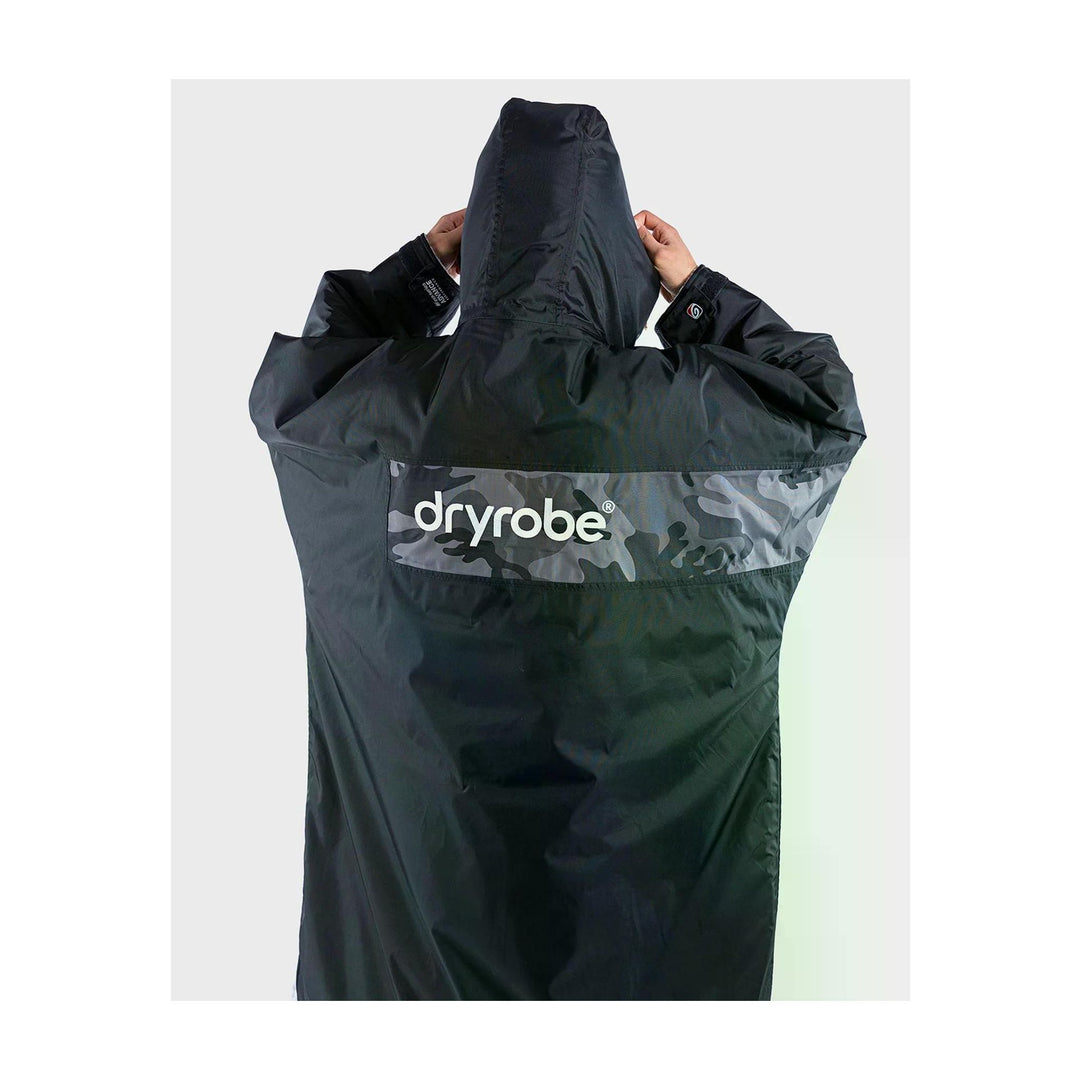 DRYROBE Advance Long Sleeve Schwarz Grau Camo Adult