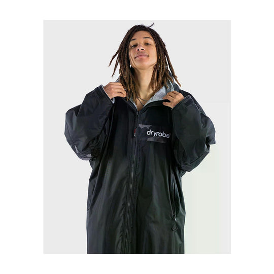 DRYROBE Advance Long Sleeve Schwarz Grau Camo Adult