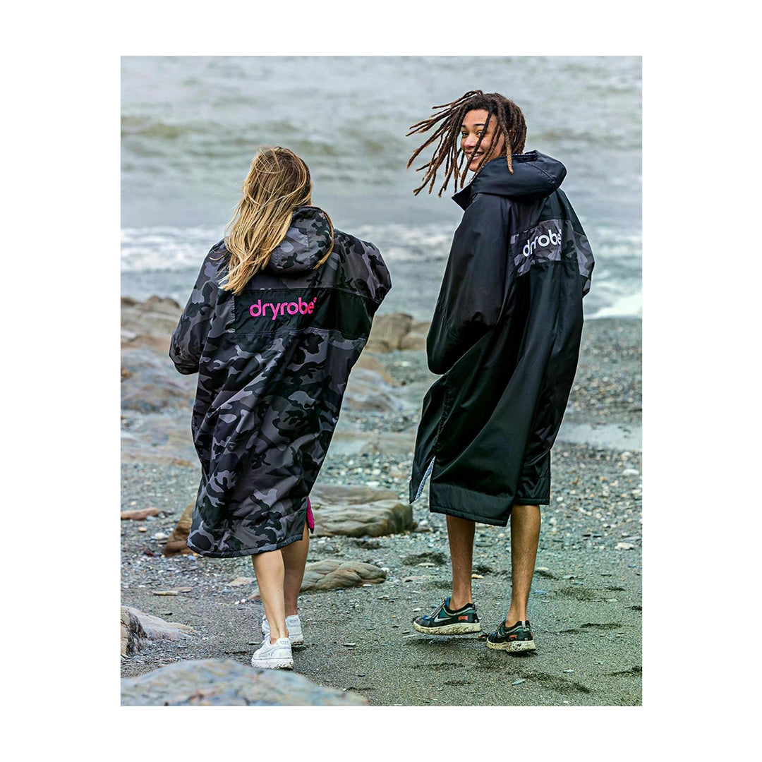 DRYROBE Advance Long Sleeve Schwarz Grau Camo Adult