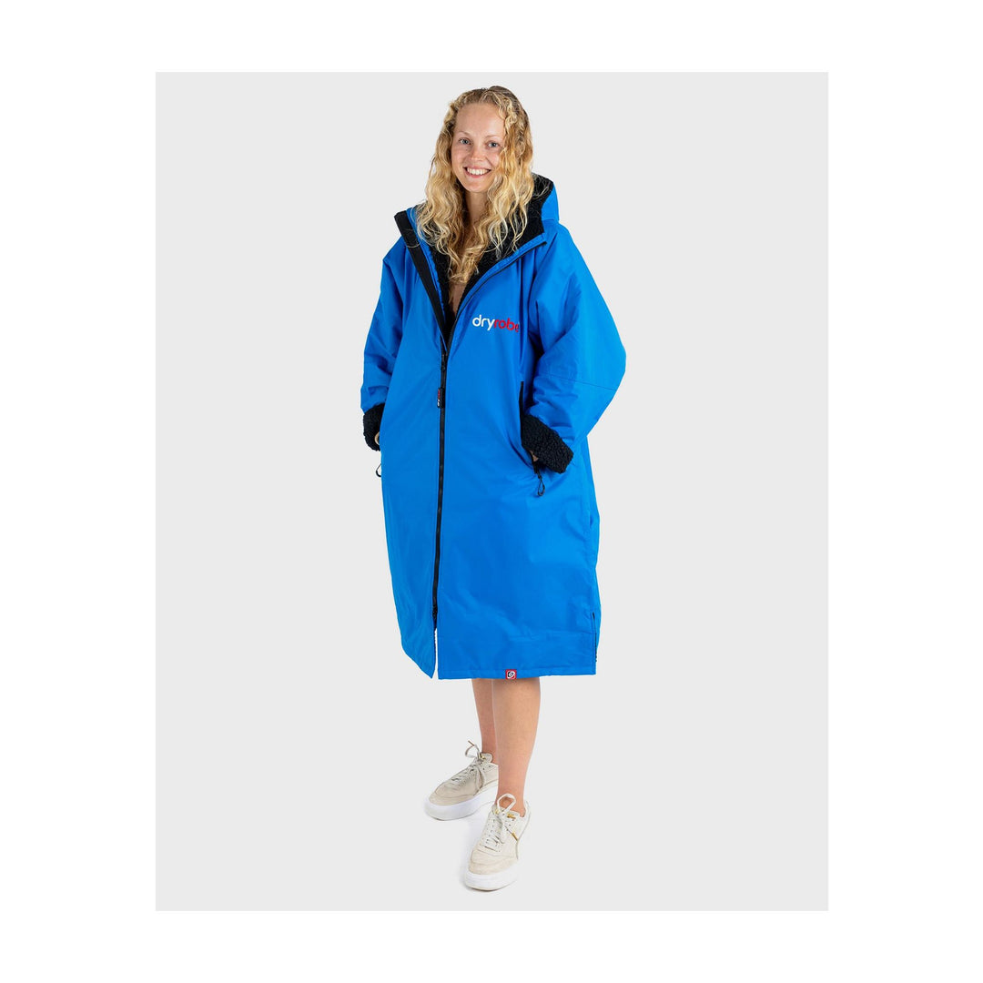 DRYROBE Advance Long Sleeve Cobalt Blau Schwarz Adult