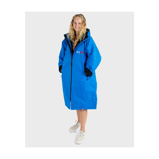 DRYROBE Advance Long Sleeve Cobalt Blau Schwarz Adult