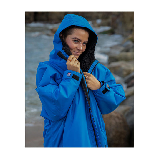 DRYROBE Advance Long Sleeve Cobalt Blau Schwarz Adult