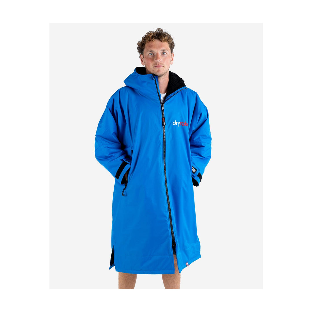 DRYROBE Advance Long Sleeve Cobalt Blau Schwarz Adult