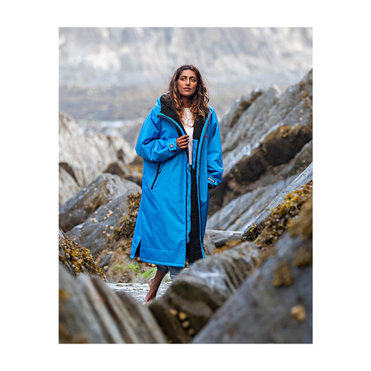 DRYROBE Advance Long Sleeve Cobalt Blau Schwarz Adult