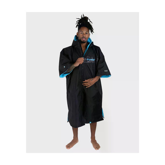 DRYROBE Advance Short Sleeve Black Blue Camo Adult